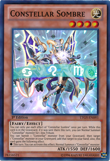 Constellar Sombre [LTGY-EN093] Super Rare | Good Games Adelaide SA