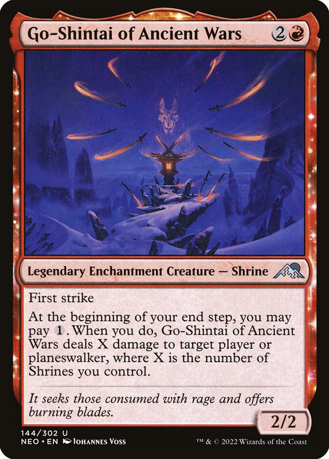 Go-Shintai of Ancient Wars 144 (Kamigawa: Neon Dynasty)  - Foil | Good Games Adelaide SA