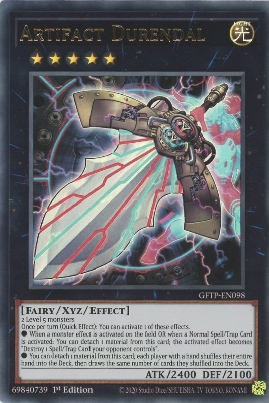 Artifact Durendal [GFTP-EN098] Ultra Rare | Good Games Adelaide SA