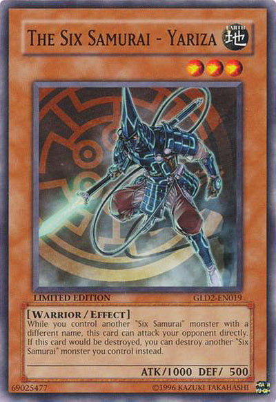 The Six Samurai - Yariza [GLD2-EN019] Common | Good Games Adelaide SA