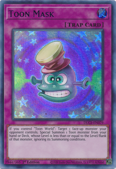 Toon Mask (Blue) [DLCS-EN079] Ultra Rare | Good Games Adelaide SA