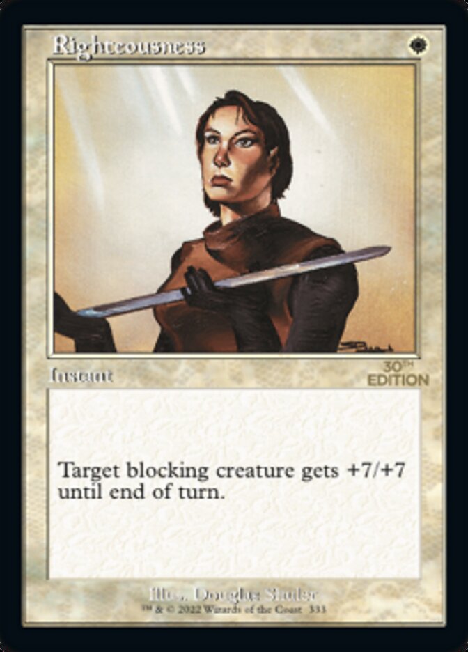 Righteousness (Retro) [30th Anniversary Edition] | Good Games Adelaide SA