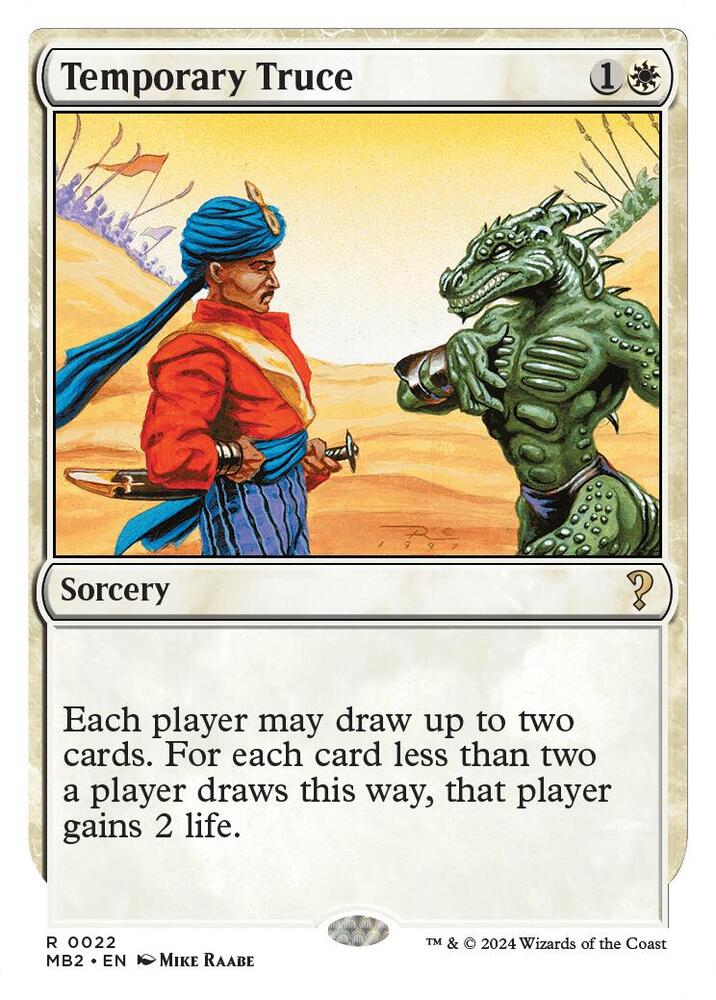 Temporary Truce 22 (Mystery Booster 2)  | Good Games Adelaide SA