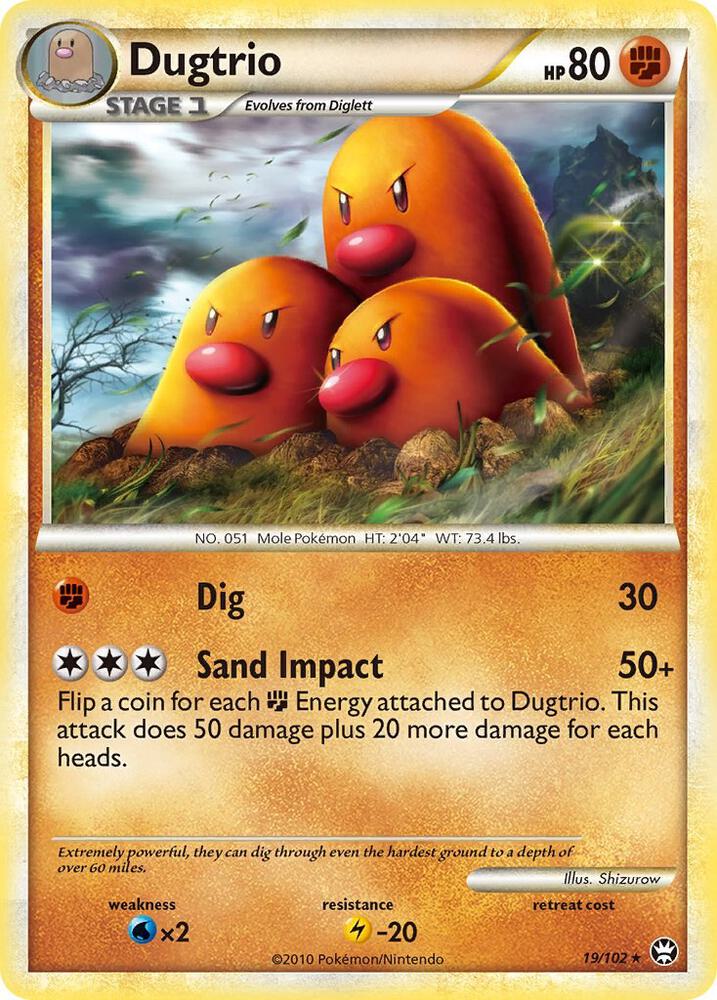 Dugtrio 19/102 (Triumphant)  | Good Games Adelaide SA
