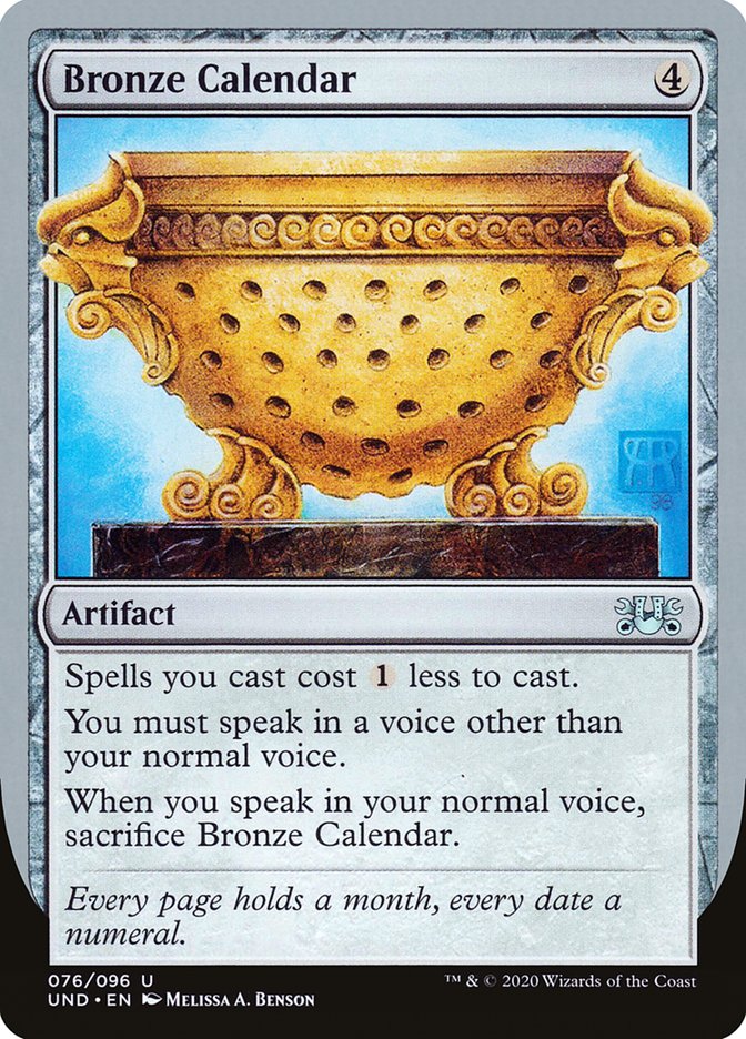 Bronze Calendar 76 (Unsanctioned)  | Good Games Adelaide SA