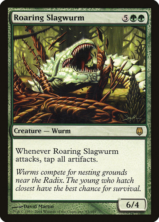 Roaring Slagwurm 83 (Darksteel)  - Foil | Good Games Adelaide SA