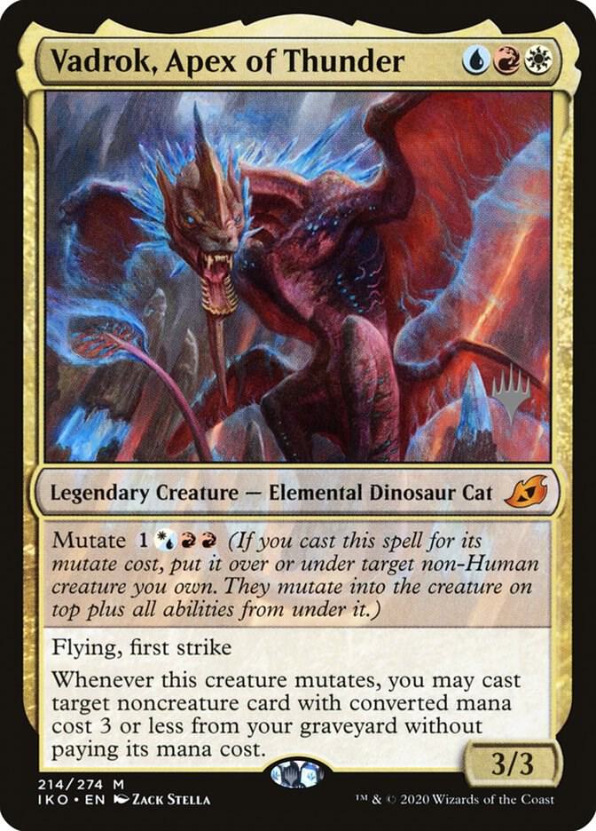 Vadrok Apex of Thunder 214 (Promo Pack: Ikoria)  - Foil | Good Games Adelaide SA