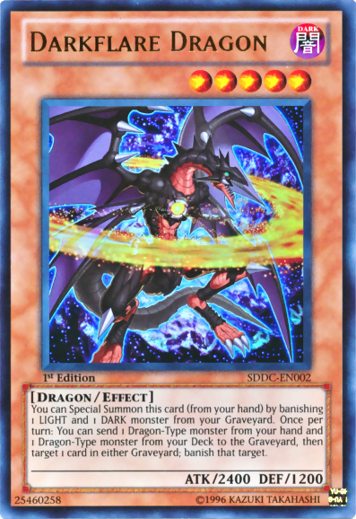 Darkflare Dragon [SDDC-EN002] Ultra Rare | Good Games Adelaide SA
