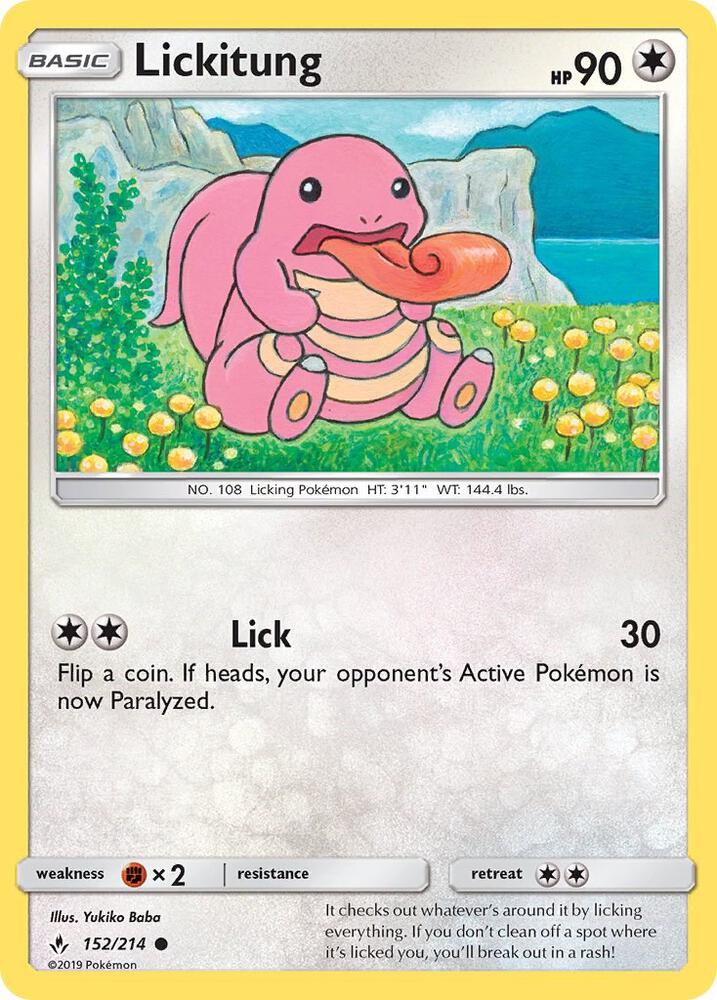 Lickitung 152/214 (SM - Unbroken Bonds)  | Good Games Adelaide SA