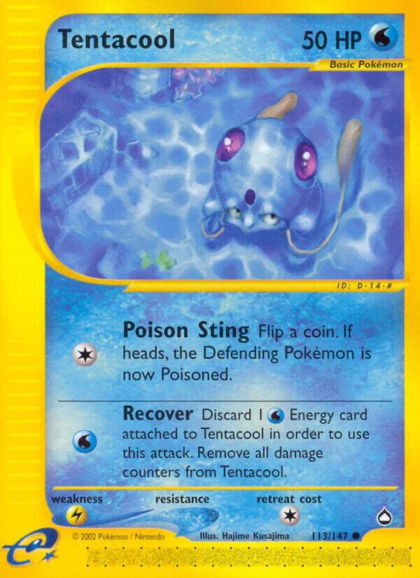 Tentacool 113/147 (Aquapolis)  | Good Games Adelaide SA