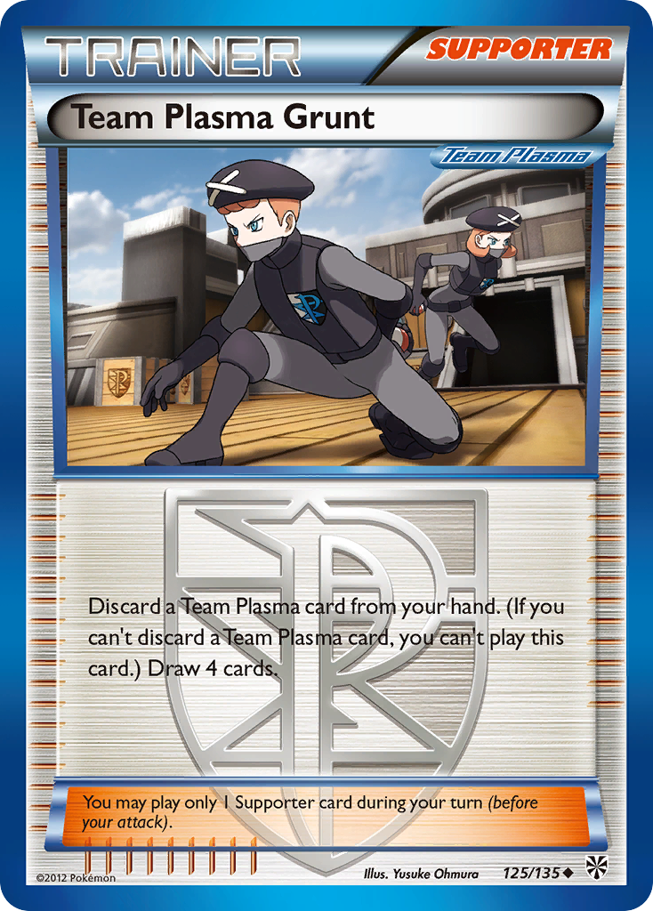 Team Plasma Grunt (125/135) [Black & White: Plasma Storm] | Good Games Adelaide SA