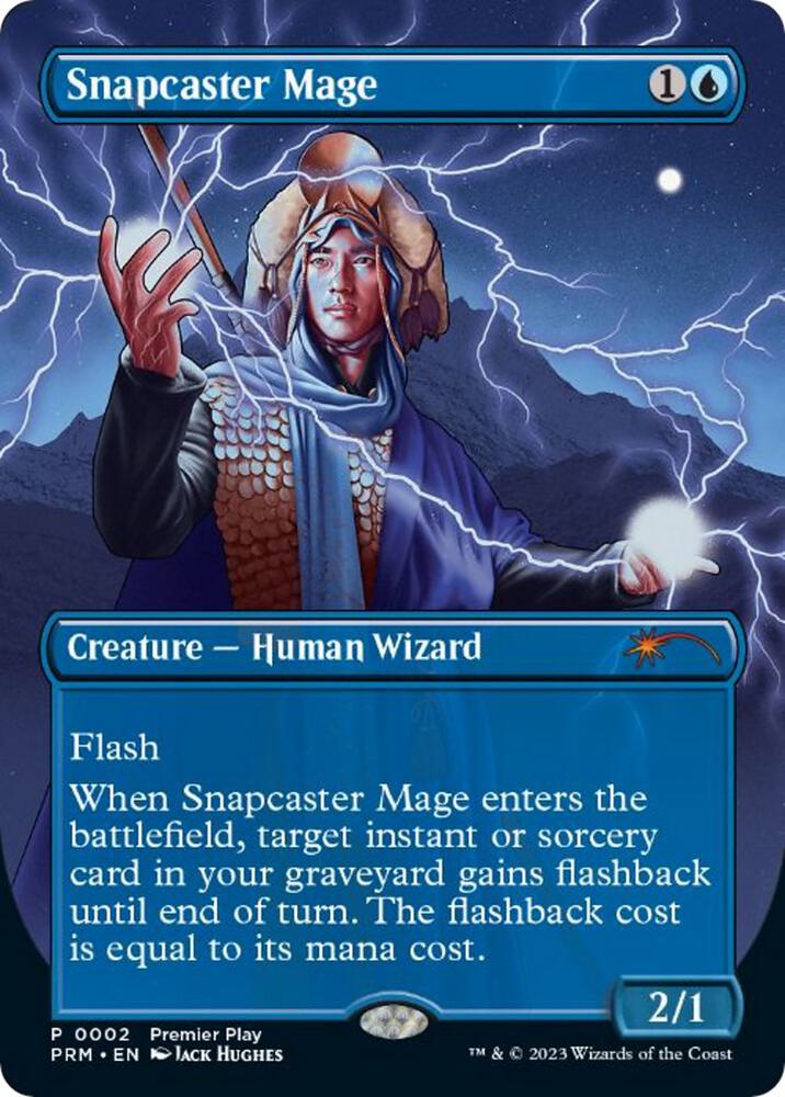 Snapcaster Mage 2 (Pro Tour Promos)  - Borderless | Good Games Adelaide SA