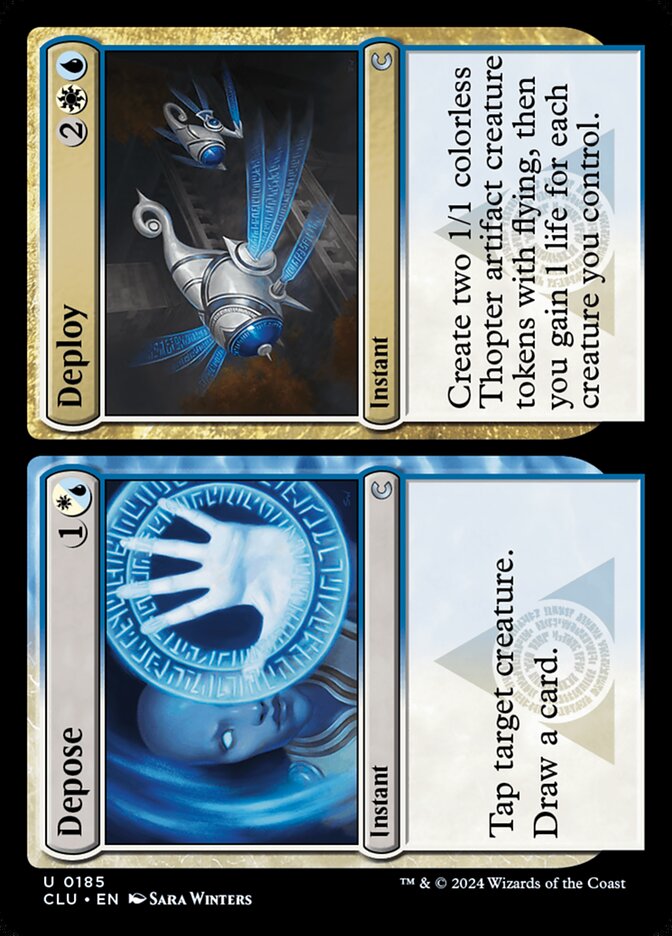 Depose // Deploy 185 (Ravnica: Clue Edition)  | Good Games Adelaide SA