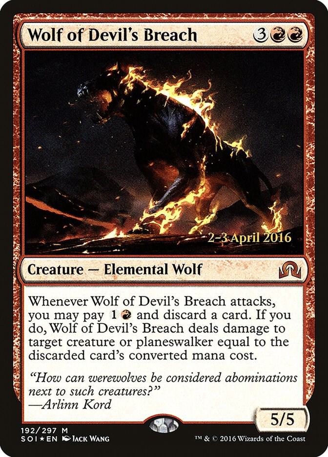 Wolf of Devils Breach 192 (Prerelease Cards)  - Foil | Good Games Adelaide SA
