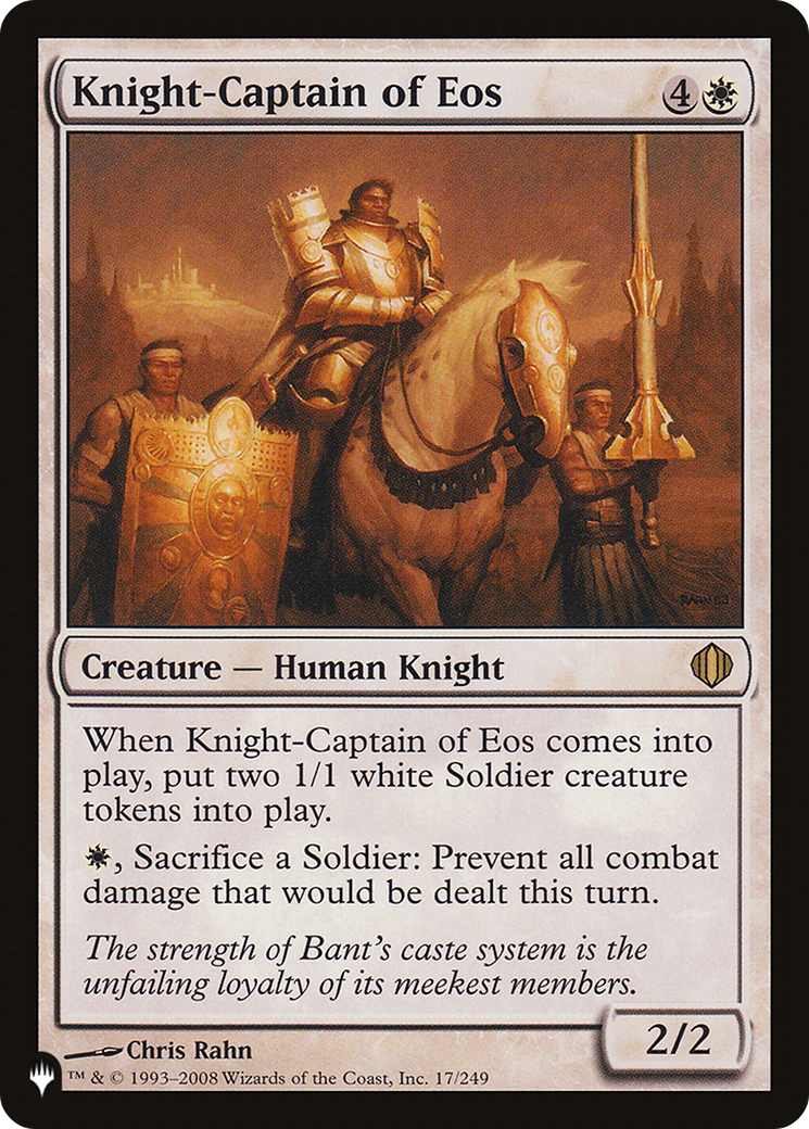 Knight-Captain of Eos [The List] | Good Games Adelaide SA