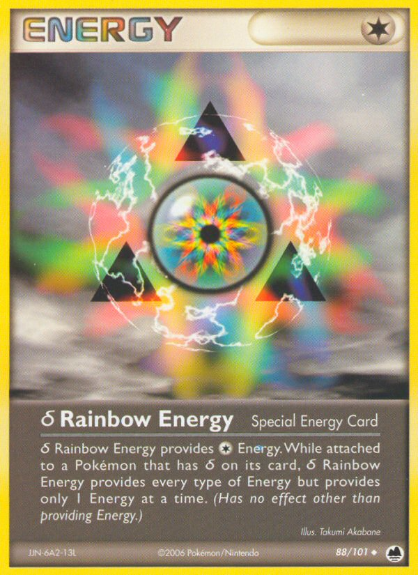 Rainbow Energy (88/101) (Delta Species) [EX: Dragon Frontiers] | Good Games Adelaide SA