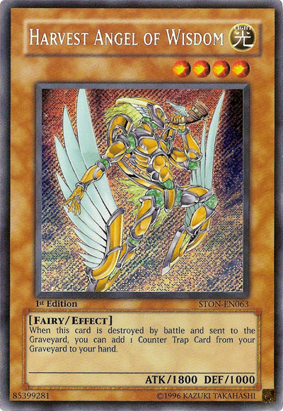 Harvest Angel of Wisdom [STON-EN063] Secret Rare | Good Games Adelaide SA