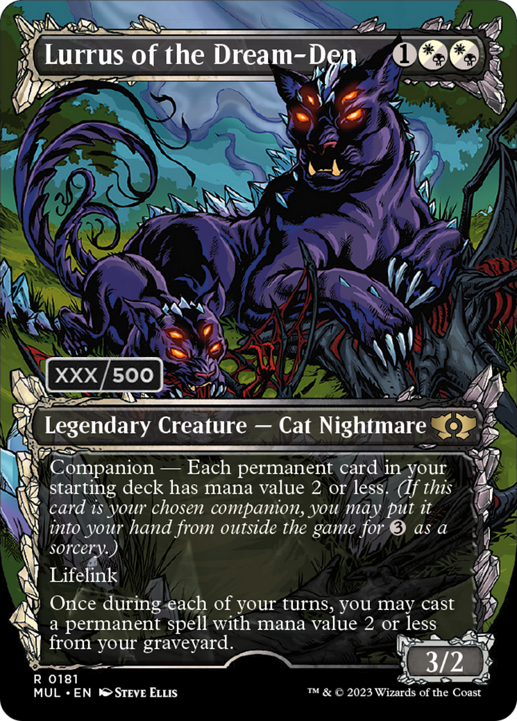 Lurrus of the Dream-Den (Borderless) (Serialized) [Multiverse Legends] | Good Games Adelaide SA