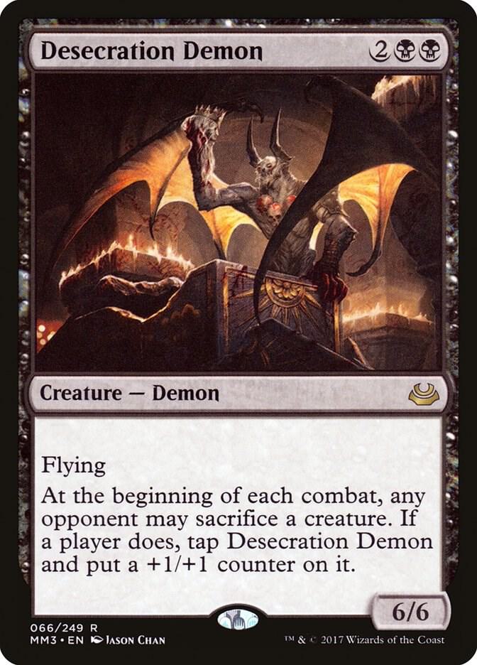 Desecration Demon 66 (Modern Masters 2017)  - Foil | Good Games Adelaide SA