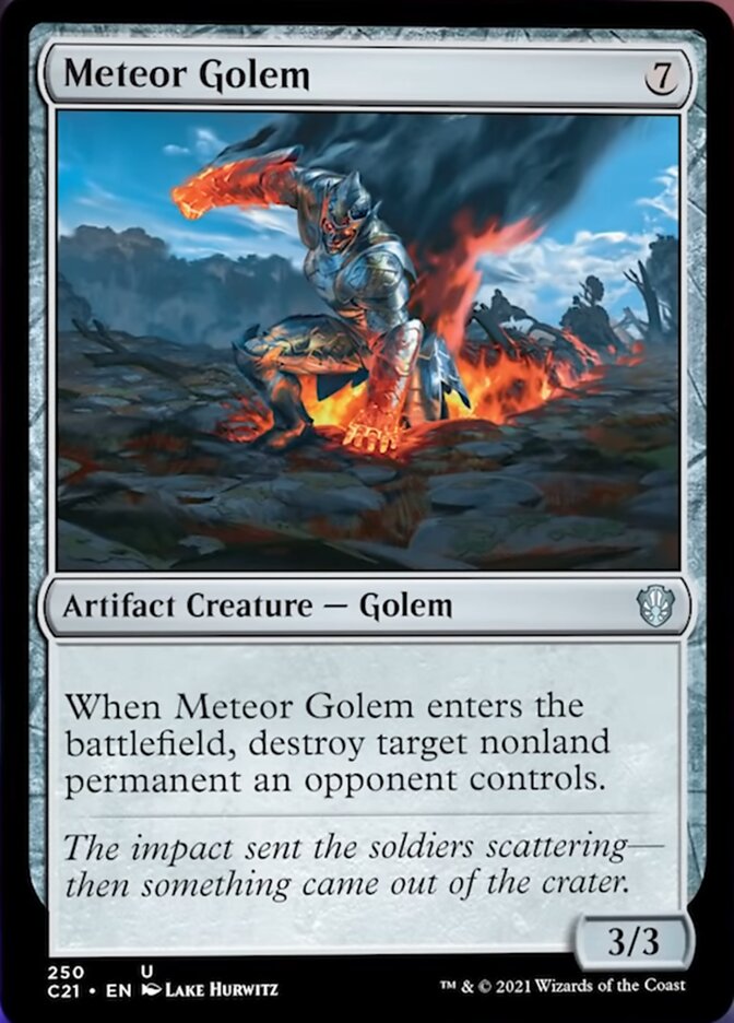 Meteor Golem [Commander 2021] | Good Games Adelaide SA