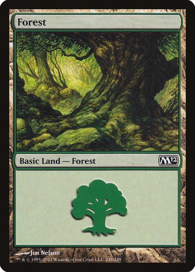 Forest 248 (Magic 2012 (M12))  - Foil | Good Games Adelaide SA