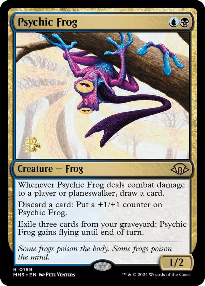 Psychic Frog 199 (Prerelease Cards)  - Foil | Good Games Adelaide SA