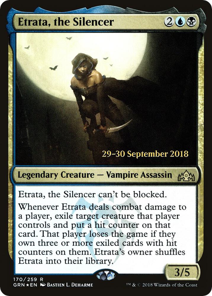 Etrata the Silencer 170 (Prerelease Cards)  - Foil | Good Games Adelaide SA