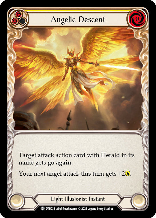Angelic Descent (Yellow) [DTD033] (Dusk Till Dawn) | Good Games Adelaide SA