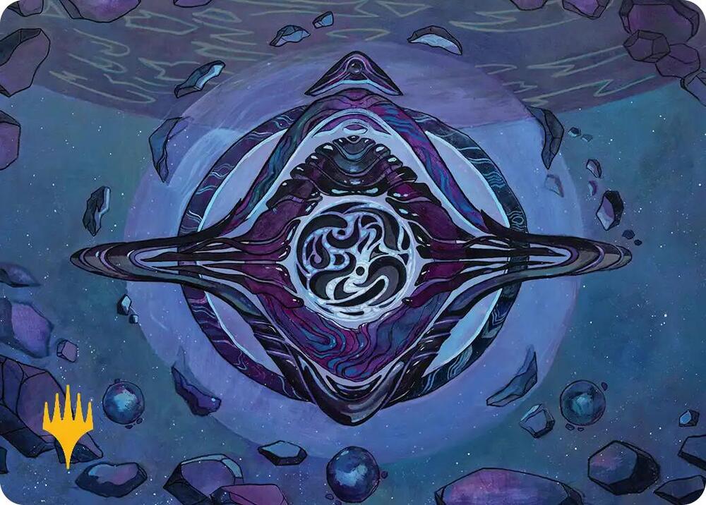 Archenemys Charm Art Card Gold Stamped Planeswalker Symbol 11 (Art Series: Edge of Eternities)  | Good Games Adelaide SA