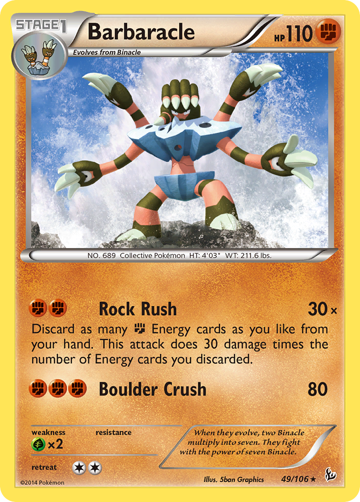 Barbaracle (49/106) [XY: Flashfire] | Good Games Adelaide SA
