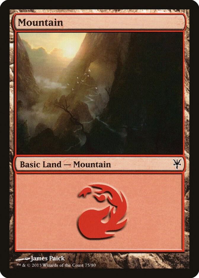 Mountain 75 75 (Duel Decks: Sorin vs. Tibalt)  | Good Games Adelaide SA