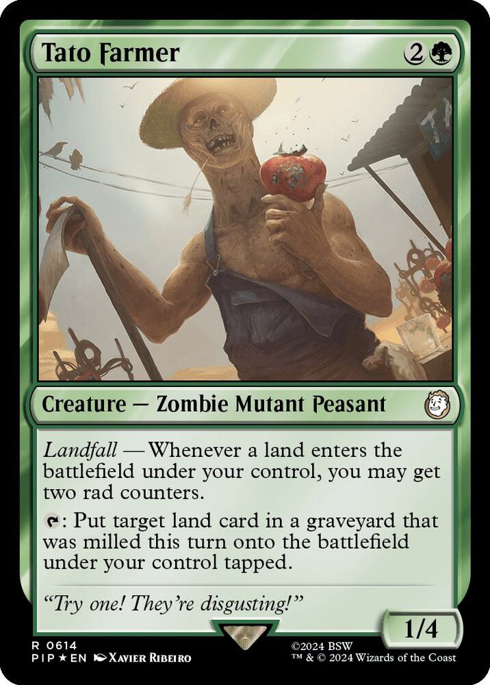 Tato Farmer 614 (Universes Beyond: Fallout)  - Foil | Good Games Adelaide SA