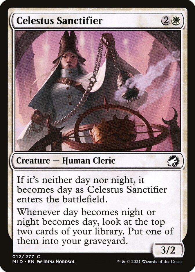 Celestus Sanctifier 12 (Innistrad: Midnight Hunt)  - Foil | Good Games Adelaide SA