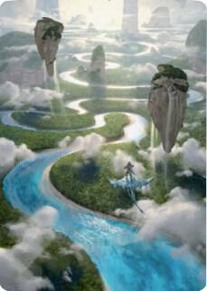 Clearwater Pathway Art Card 25 (Art Series: Zendikar Rising)  | Good Games Adelaide SA