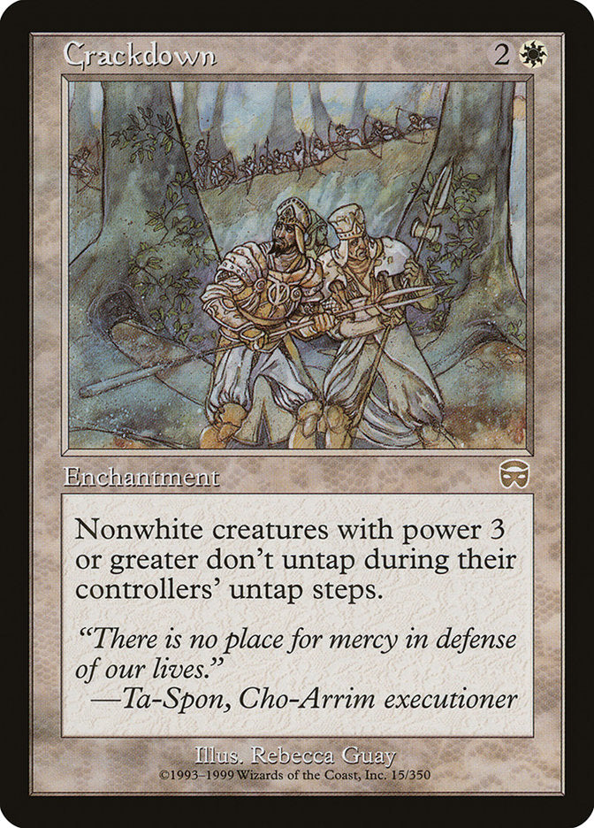 Crackdown [Mercadian Masques] | Good Games Adelaide SA