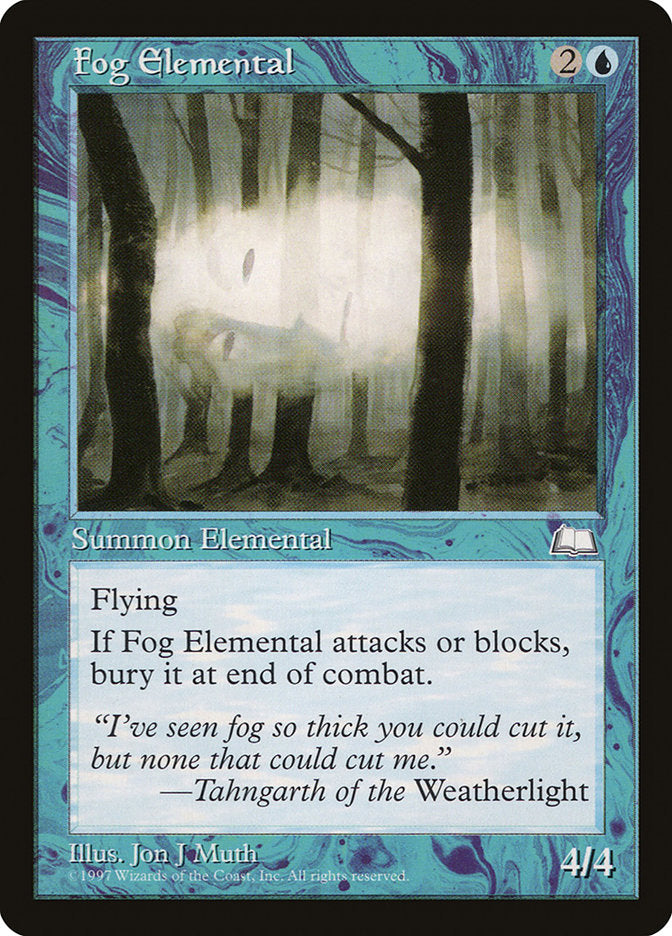 Fog Elemental [Weatherlight] | Good Games Adelaide SA