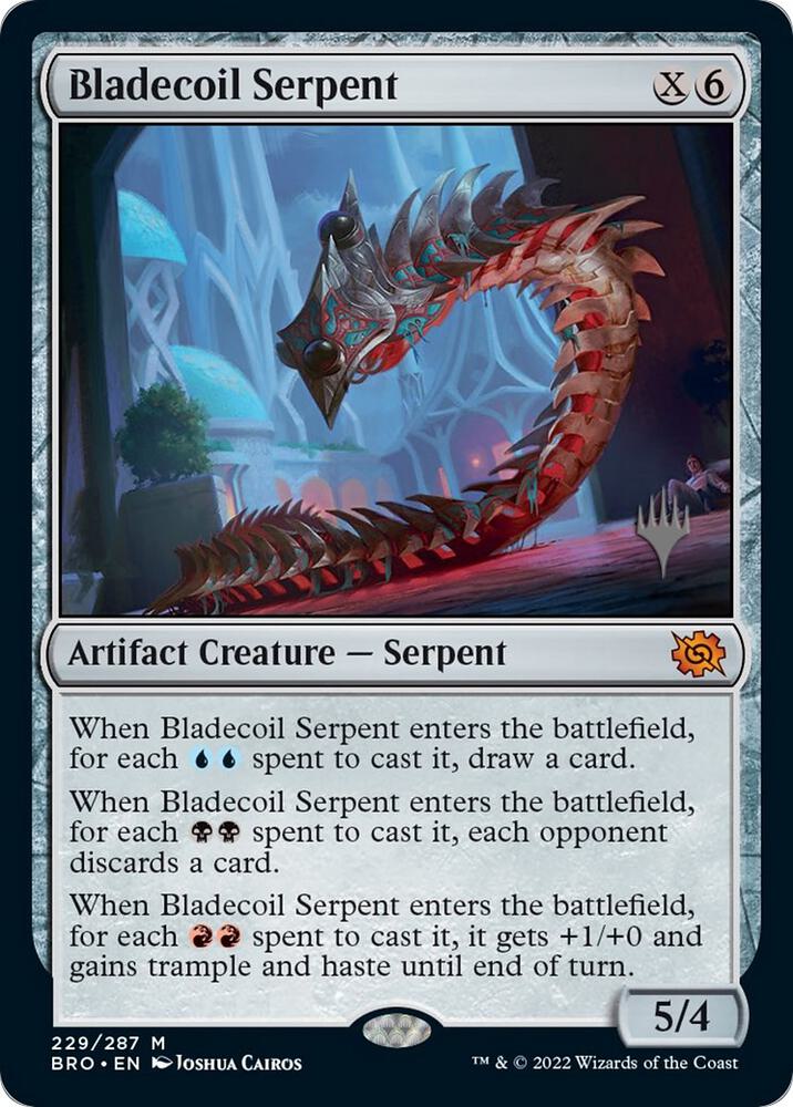 Bladecoil Serpent 229 (Promo Pack: The Brothers' War)  - Foil | Good Games Adelaide SA