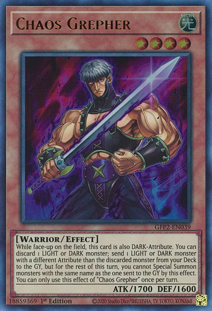 Chaos Grepher [GFP2-EN039] Ultra Rare | Good Games Adelaide SA