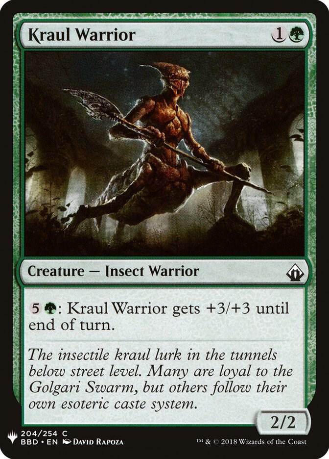 Kraul Warrior 204 (The List Reprints)  | Good Games Adelaide SA