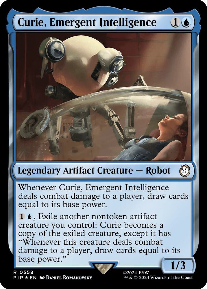 Curie Emergent Intelligence Surge Foil 558 (Universes Beyond: Fallout)  - Foil | Good Games Adelaide SA