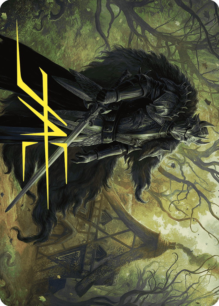 Agatha's Champion Art Card (Gold-Stamped Signature) [Wilds of Eldraine Art Series] | Good Games Adelaide SA