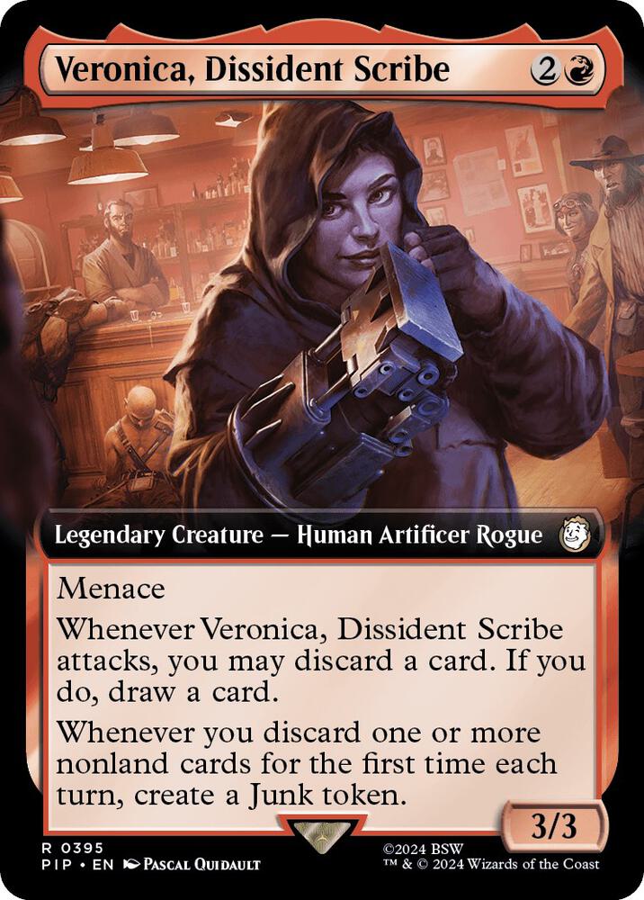 Veronica, Dissident Scribe 395 (Universes Beyond: Fallout)  - Foil | Good Games Adelaide SA