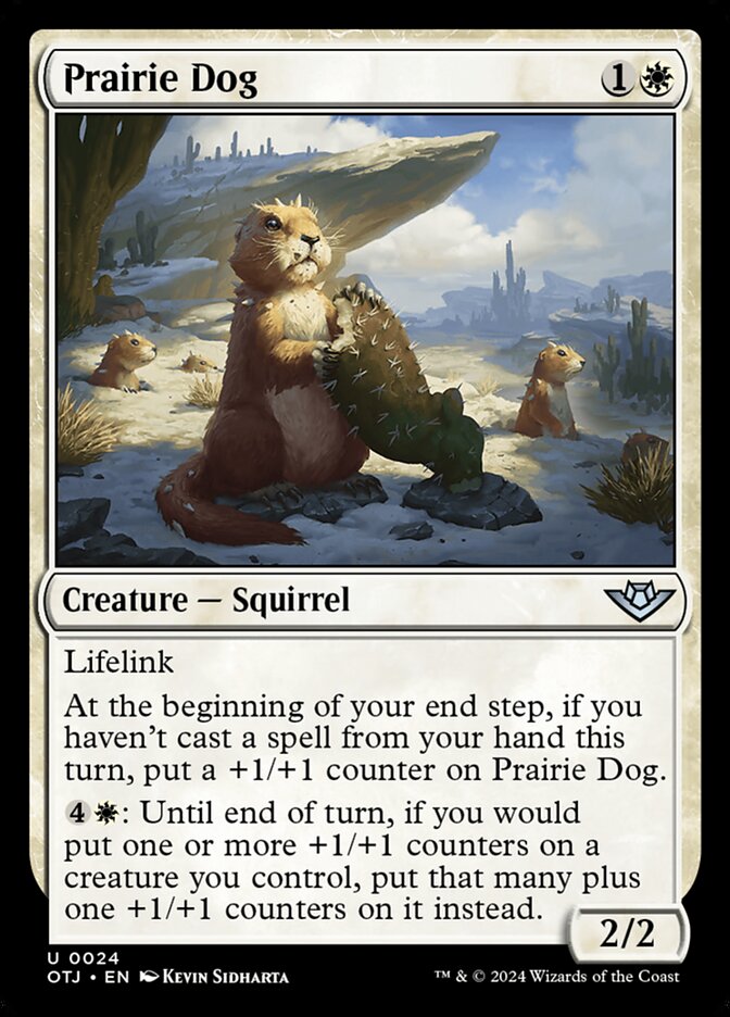 Prairie Dog 24/286 (Outlaws of Thunder Junction)  | Good Games Adelaide SA