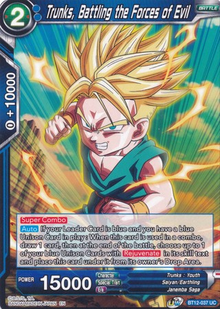 Trunks, Battling the Forces of Evil [BT12-037] | Good Games Adelaide SA