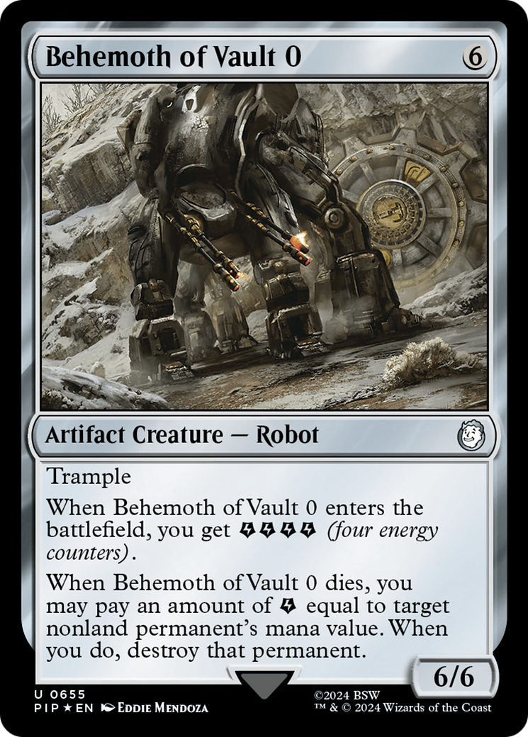 Behemoth of Vault 0 (Surge Foil) [Fallout] | Good Games Adelaide SA