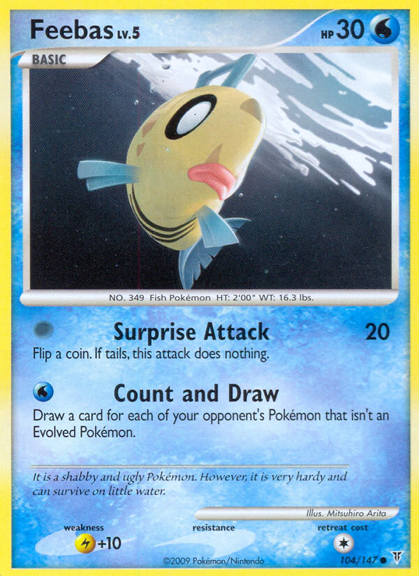 Feebas (104/147) [Platinum: Supreme Victors] | Good Games Adelaide SA