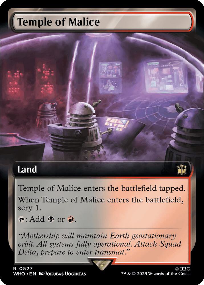 Temple of Malice 527 (Universes Beyond: Doctor Who)  - Foil | Good Games Adelaide SA