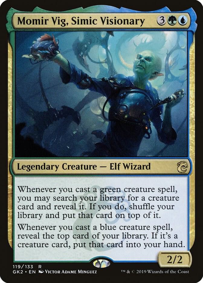 Momir Vig, Simic Visionary 119 (Ravnica Allegiance: Guild Kits)  | Good Games Adelaide SA