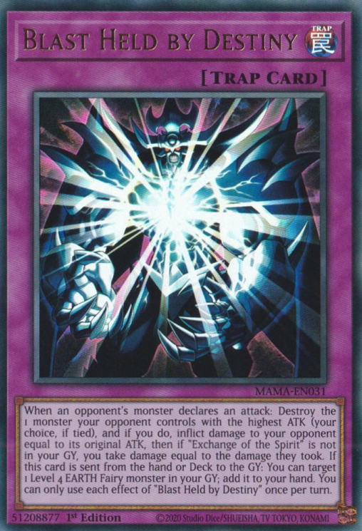 Blast Held by Destiny [MAMA-EN031] Ultra Rare | Good Games Adelaide SA