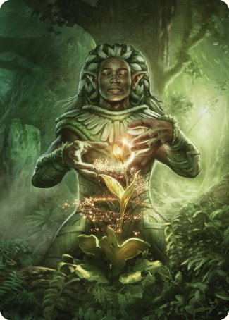 Elvish Mystic Art Card [Commander Masters Art Series] | Good Games Adelaide SA